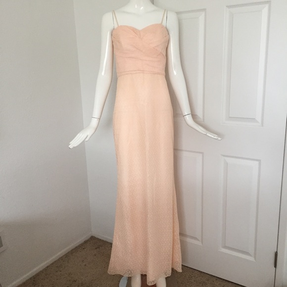 Jill Stuart pink lace maxi dress - Picture 2 of 8